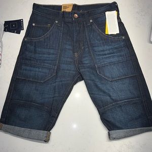 Dropped crotch shorts from denim size 28